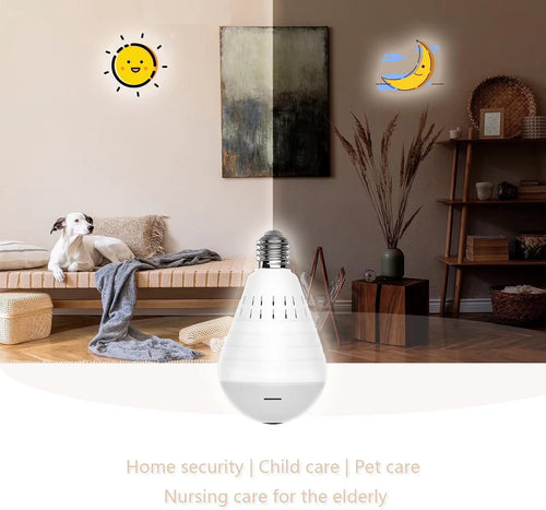 1080p 360 Degree WiFi IP Camera with Night Vision W59197