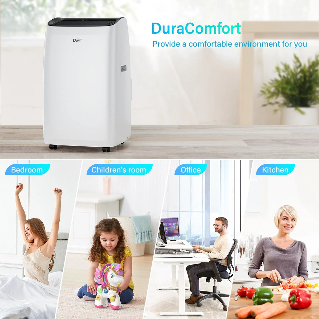 10200 BTU Portable Air Conditioner with Dehumidifier and Fan Q85456