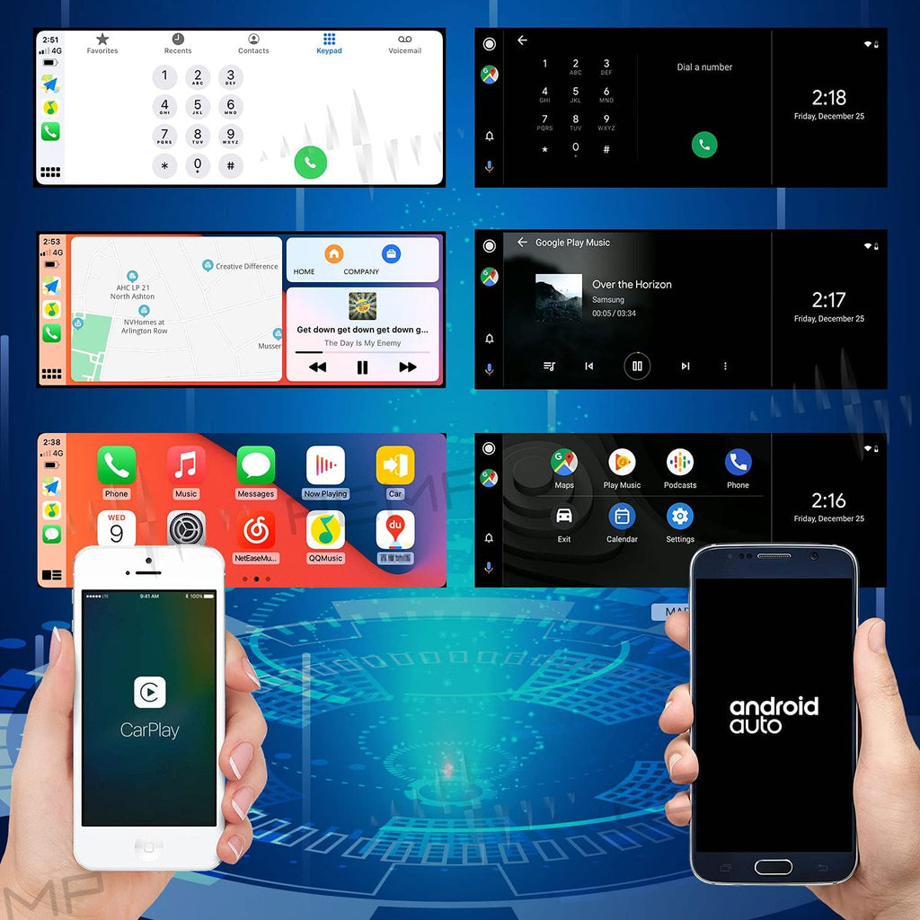 Wireless CarPlay Android Auto Mirror Link R519