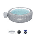 Inflatable Round Hot Tub with 60 Jets, Black Q592
