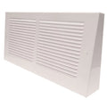 Imperial White Steel Triangular Baseboard Grill U915400