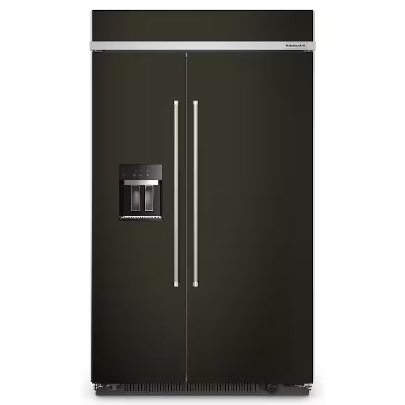 Black Stainless Steel Side-by-Side Refrigerator O593387
