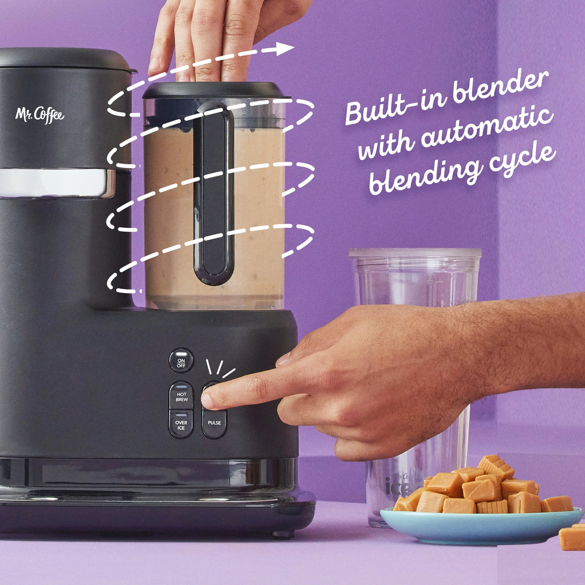 Single Serve Iced Coffee Maker with Blender M9509
