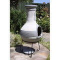 Clay Wood Burning Chiminea N407380