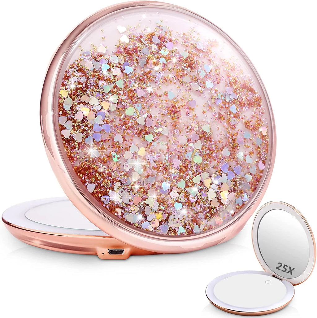 5 inches 1x/25x Magnification Makeup Mirror with LED Lights C443551