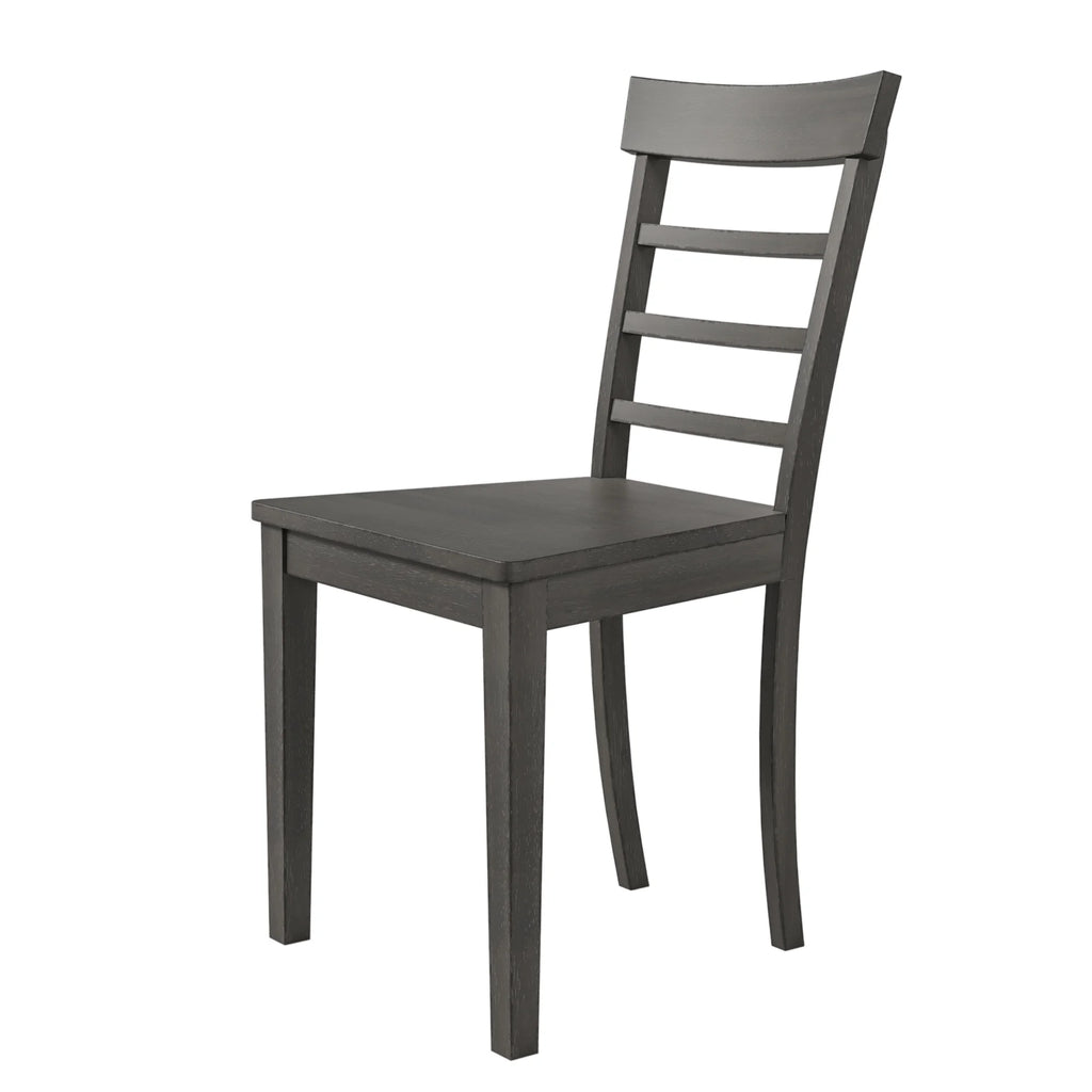 5-Piece Wood Drop Leaf Dining Table Set with 4 Chairs Y843