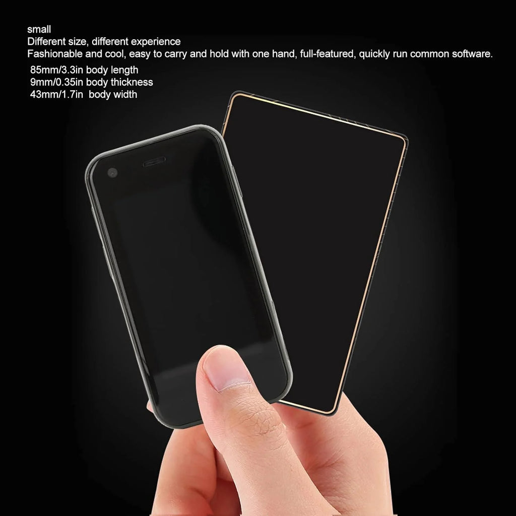 Mini Mobile Phone 2.5 in Cell Phone WiFi GPS 1GB+8GB Quad Core Android Smart Phone H79324