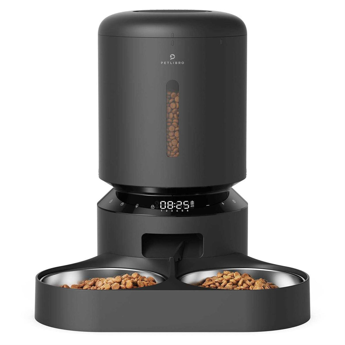 Automatic Cat Food Dispenser 5L with 2 Stainless Bowls P53414