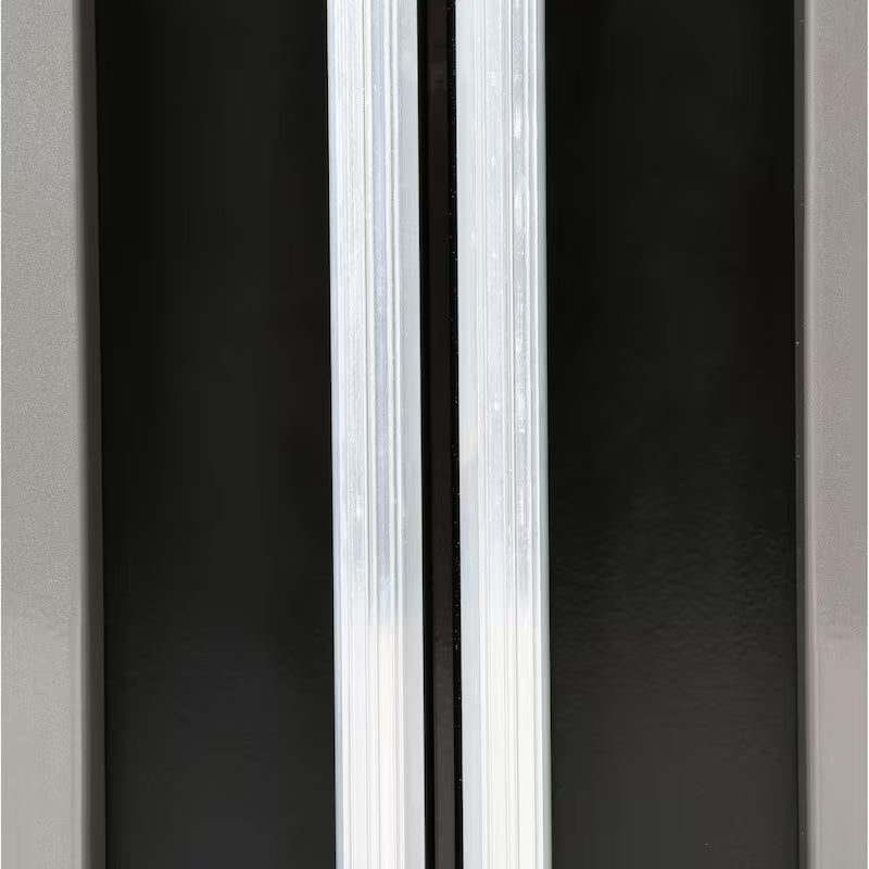 Black and Gray Welded Steel Floor Cabinet Q241
