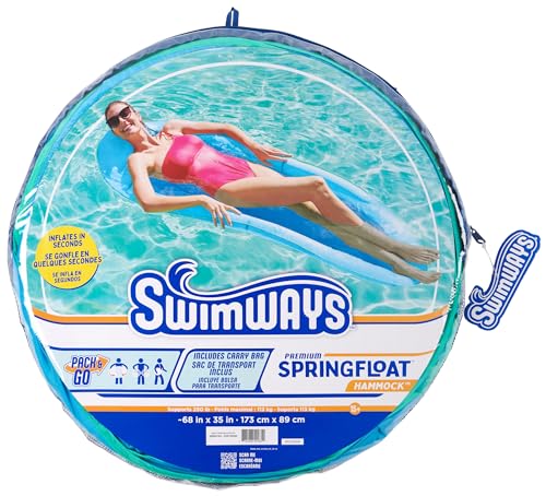 Sky Blue Inflatable Pool Lounger C30126