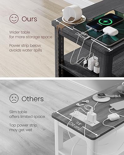 Narrow Nightstand with 2 Drawers Q64508