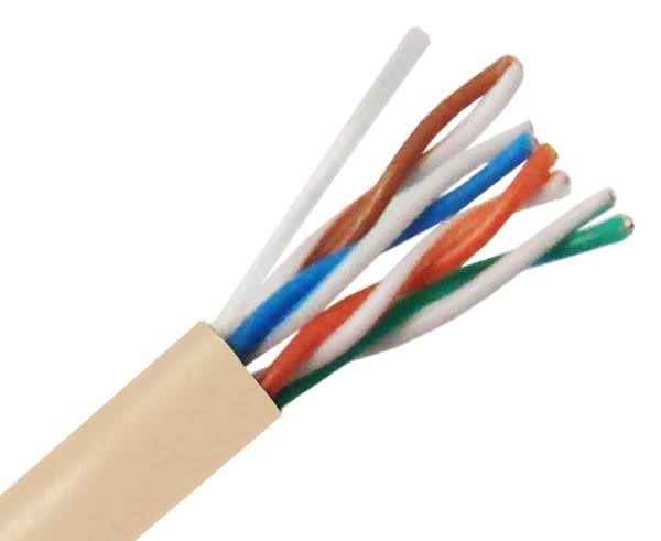 Cat5e Unshielded Bulk Ethernet Cable, CMX, Outdoor, UTP, 24 AWG, 1000ft M254