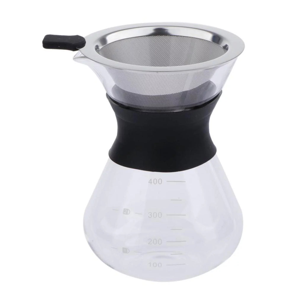 Glass Coffee Pot Coffee Brewer with Stainless Steel Filter, 14 Ounce D44960