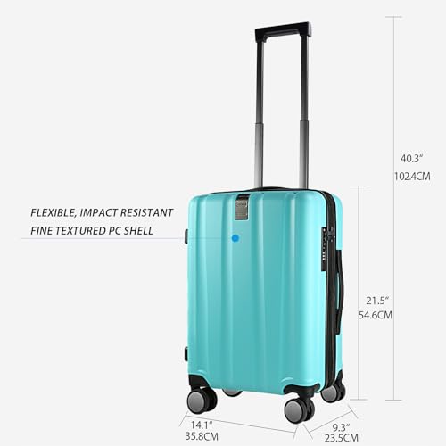 Hardside Expandable Carry On Luggage with Spinner Wheels Z3086