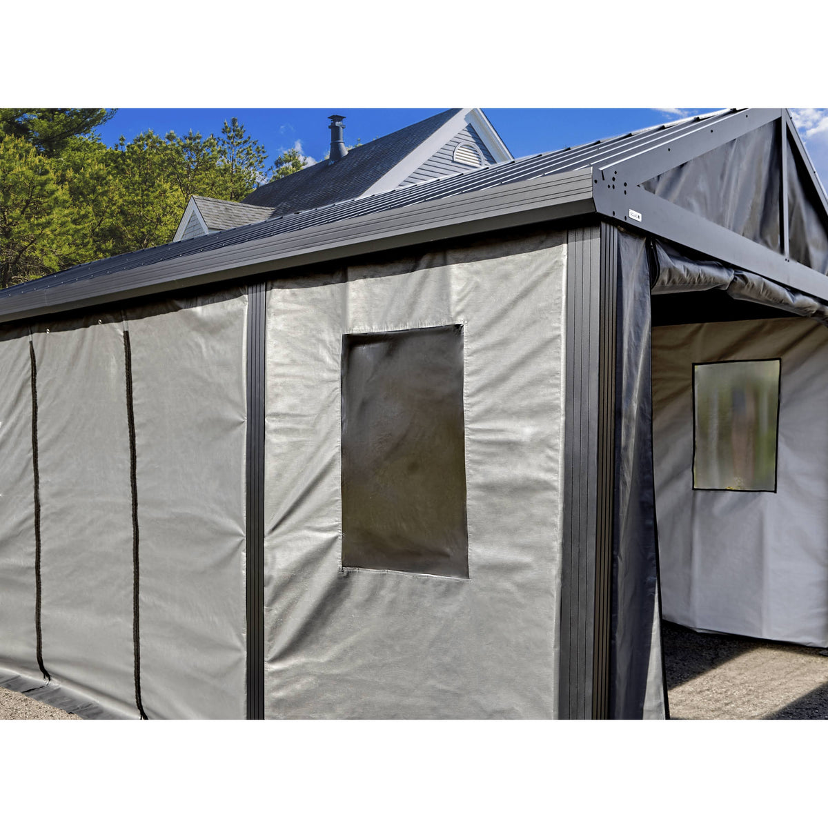 12 ft. x 20 ft. Carport Enclosure Kit K985