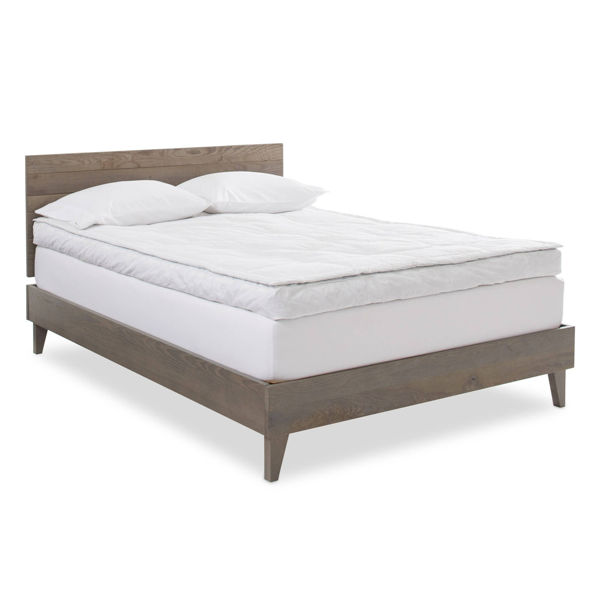 California King White Featherbed Y222358
