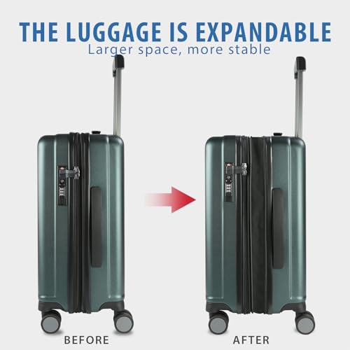 Hardside Expandable Carry On Luggage with Spinner Wheels Z3086