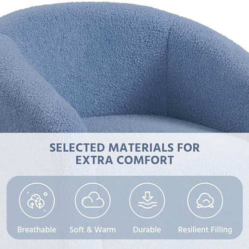 Sherpa Barrel Chairs Set of 2 F574921