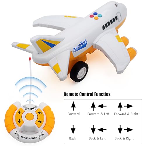 4CH RC Airplane Remote Control Toy (Blue) Y255916