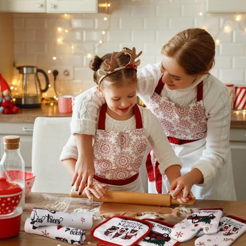 6 Pcs Christmas Kitchen Decor Set G86429