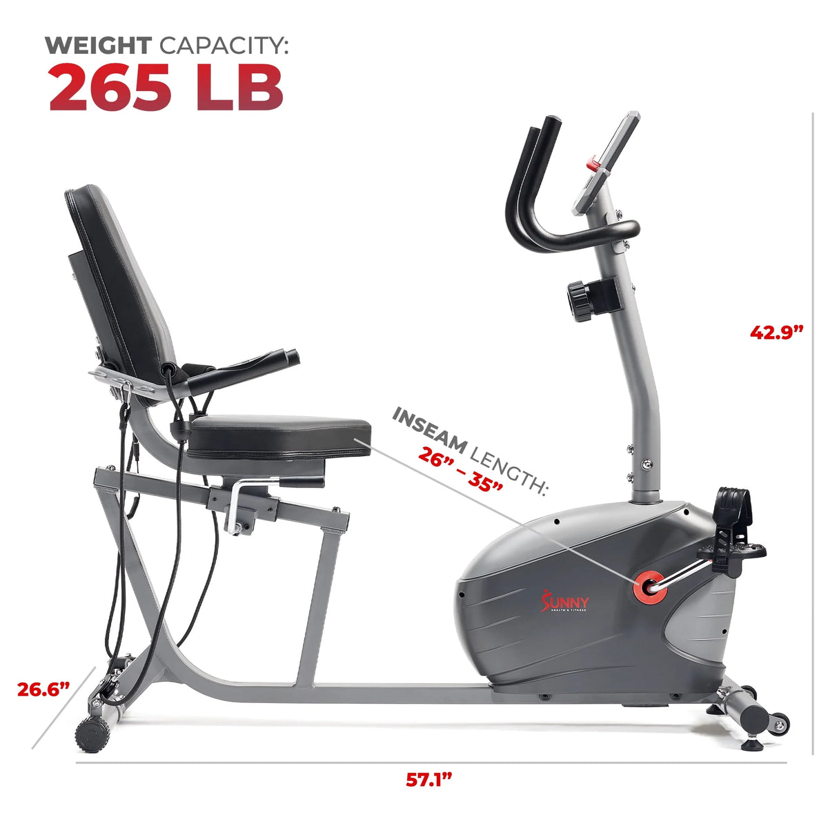 Recumbent Exercise Bike W4190