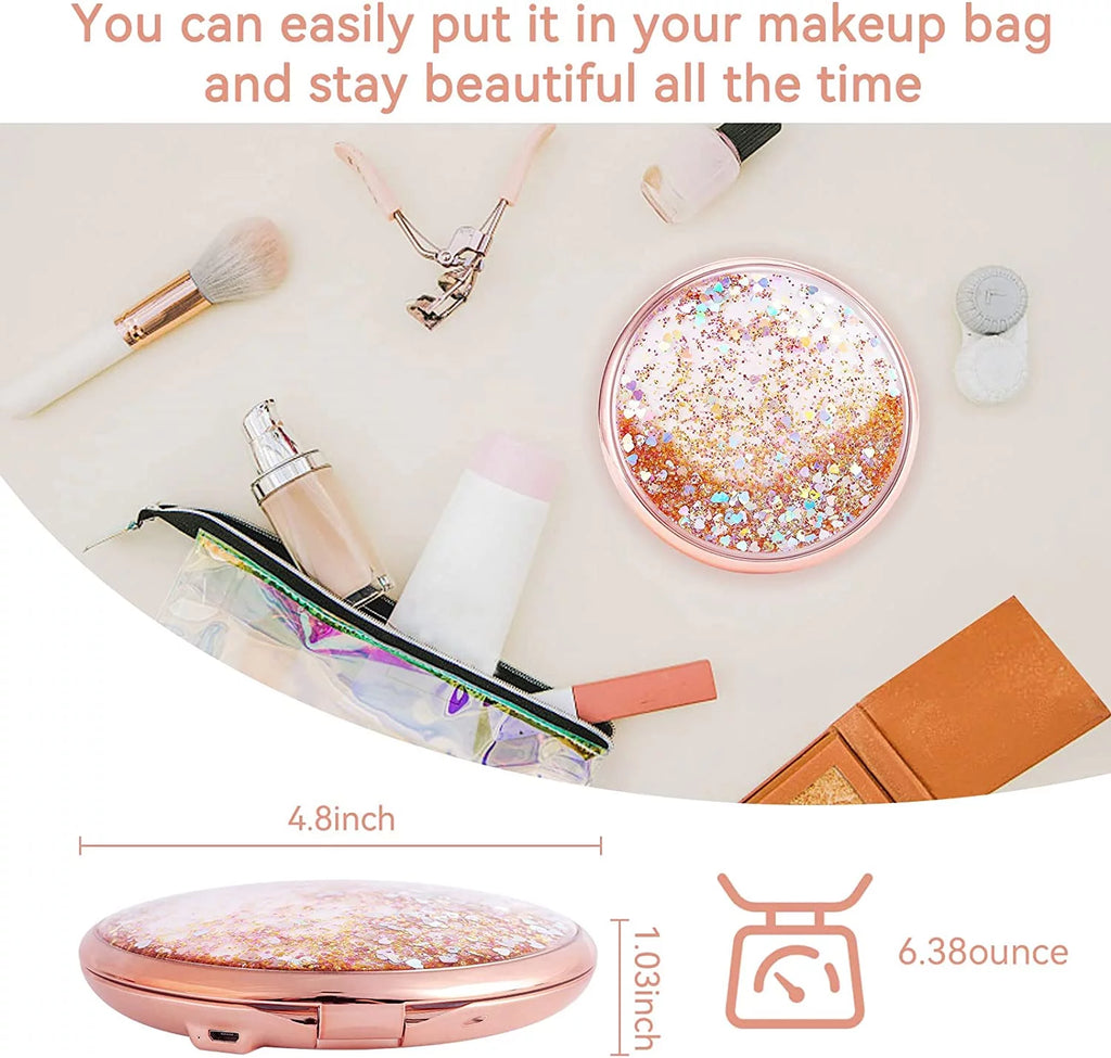 5 inches 1x/25x Magnification Makeup Mirror with LED Lights C443551