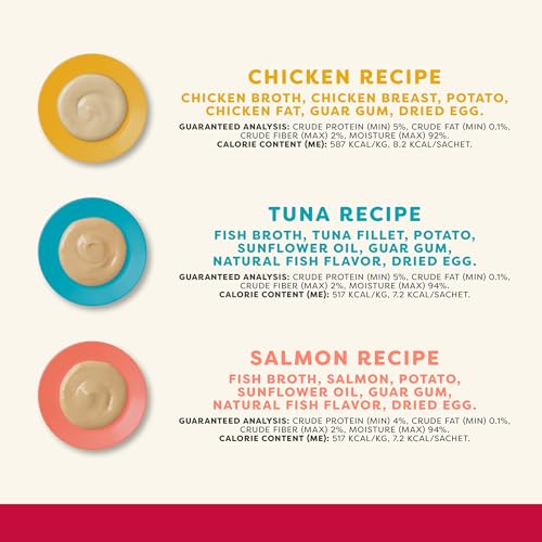 Grain-Free Chicken Tuna Salmon Cat Treats 50 x 0.5oz N701257