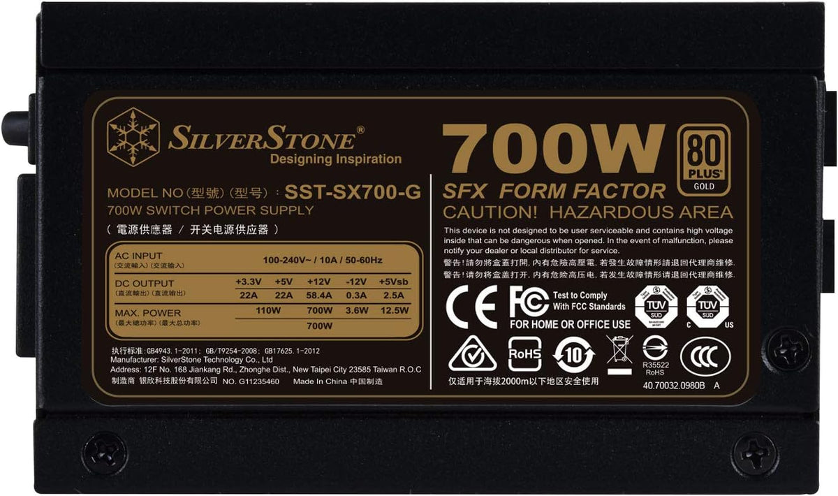 700W SFX Fully Modular 80 Plus Gold PSU M2853