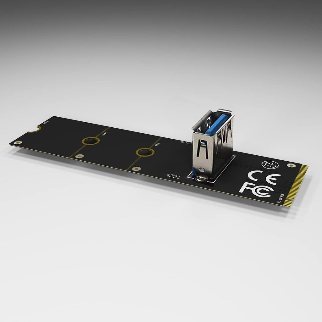 2Pack NGFF M.2 to USB PCIe Riser Adapter R325