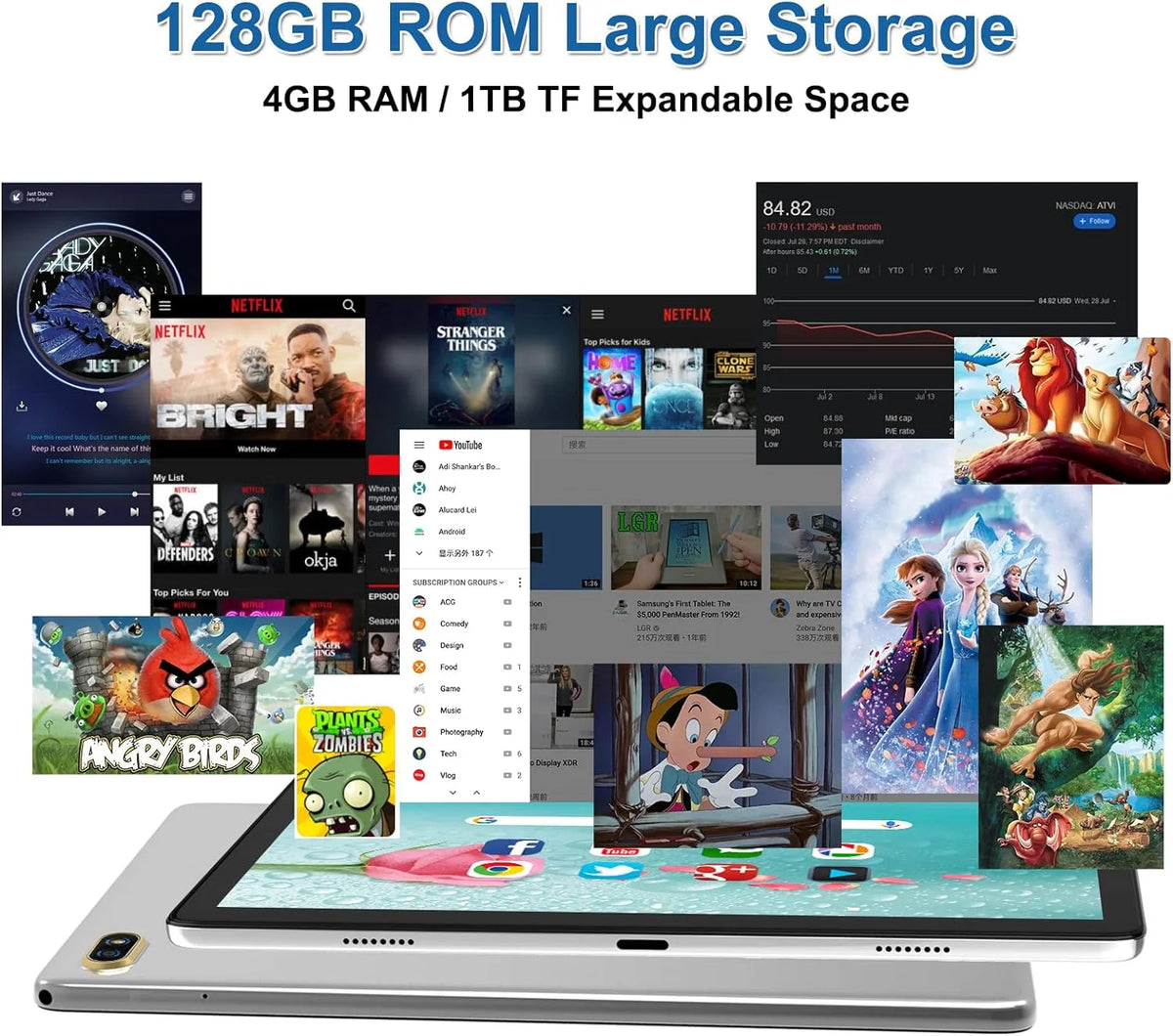 10 inch Octa-Core Tablet with Keyboard Y63460