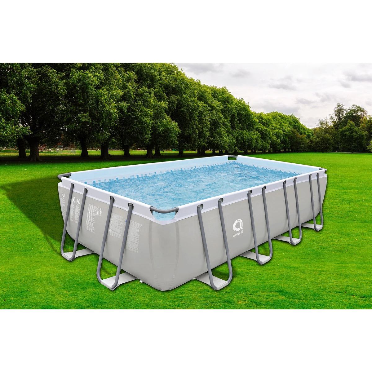 18 x 10 Foot Steel Frame Swimming Pool N424924