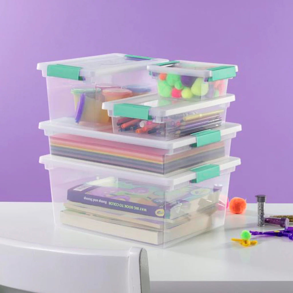 Mini Clip Storage Box 6 Pack and Medium Clip Storage Box 4 Pack K941