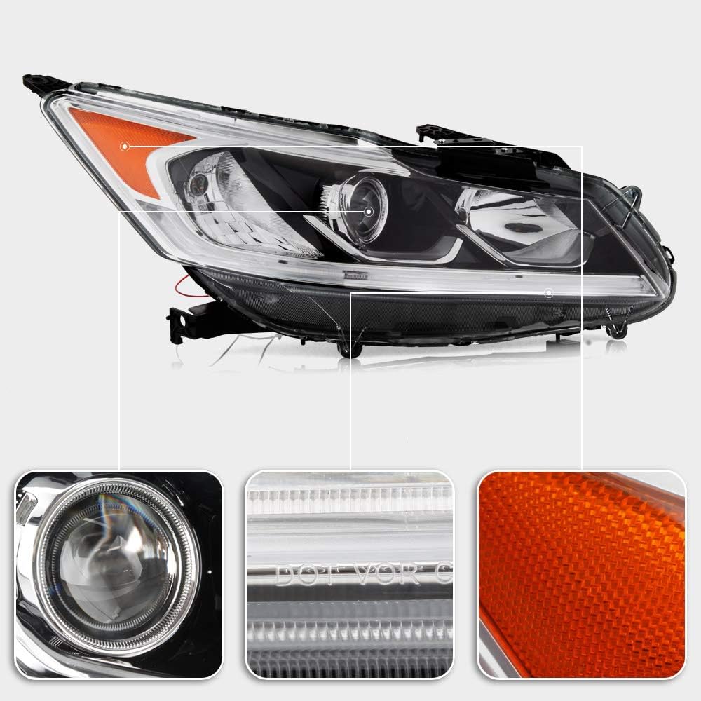 Projector Headlight Assembly Passenger Side J66491