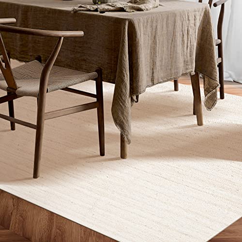 Bohemian Braided Jute Cotton Area Rug 2'x3' C8015