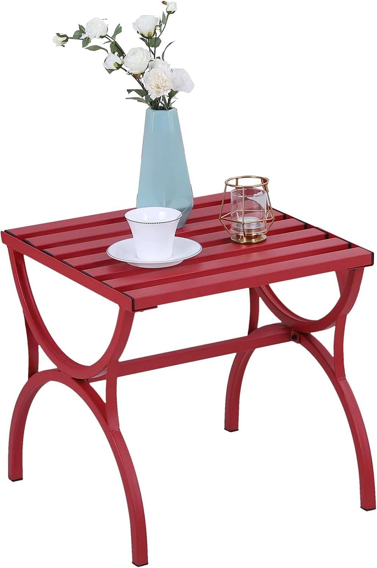 Square Steel Outdoor Patio Side Table G90351