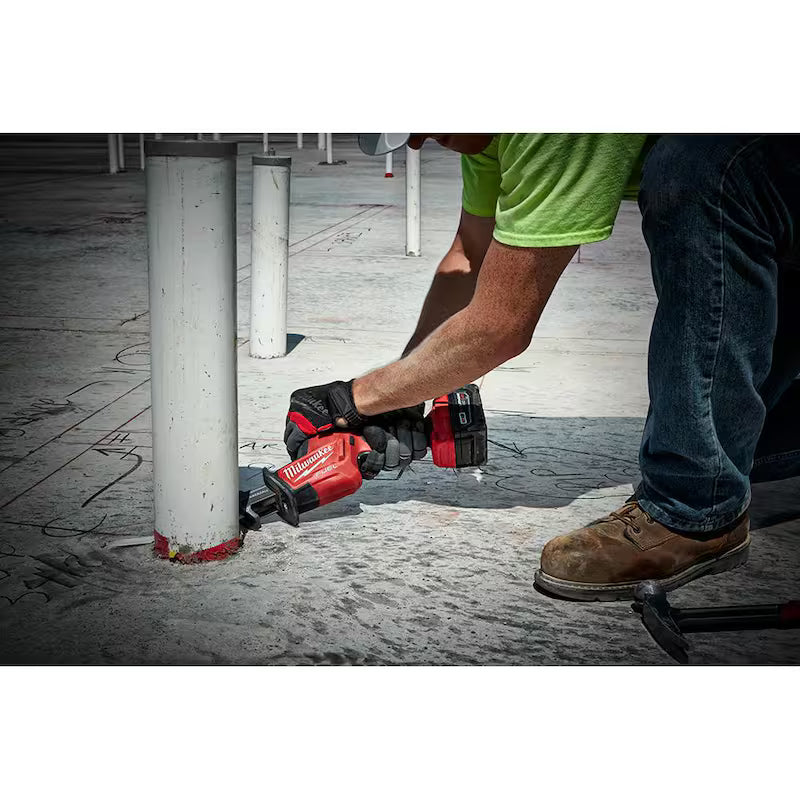 18V Lithium-Ion Brushless Cordless Reciprocating Saw Kit with Carbide Teeth Blade Q4115