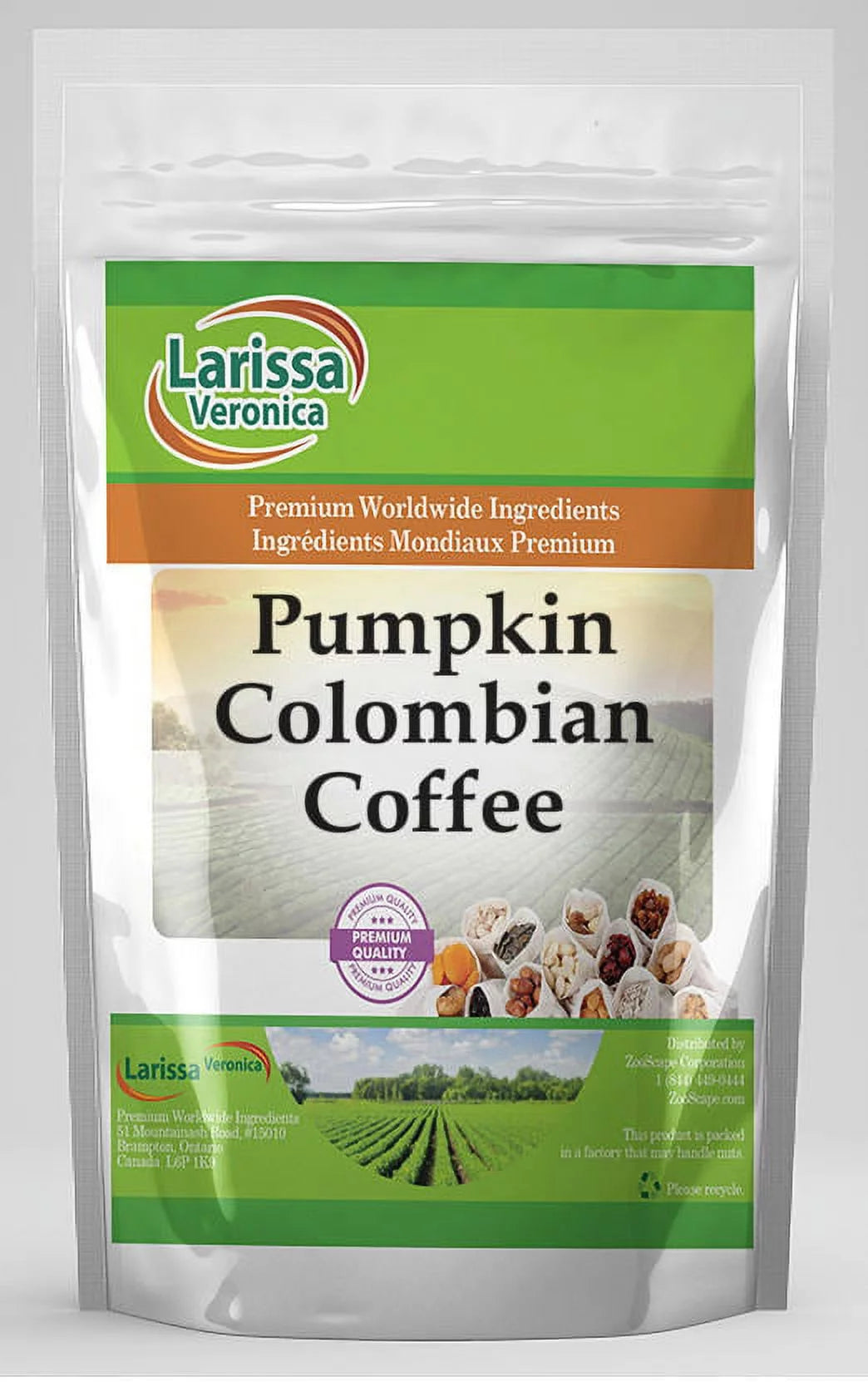 Pumpkin Whole Coffee Beans 4 oz 2-Pack M41162