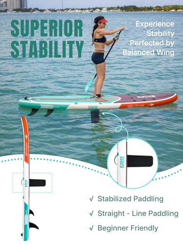 Inflatable Stand Up Paddle Board with Anti-Slip EVA Deck F296
