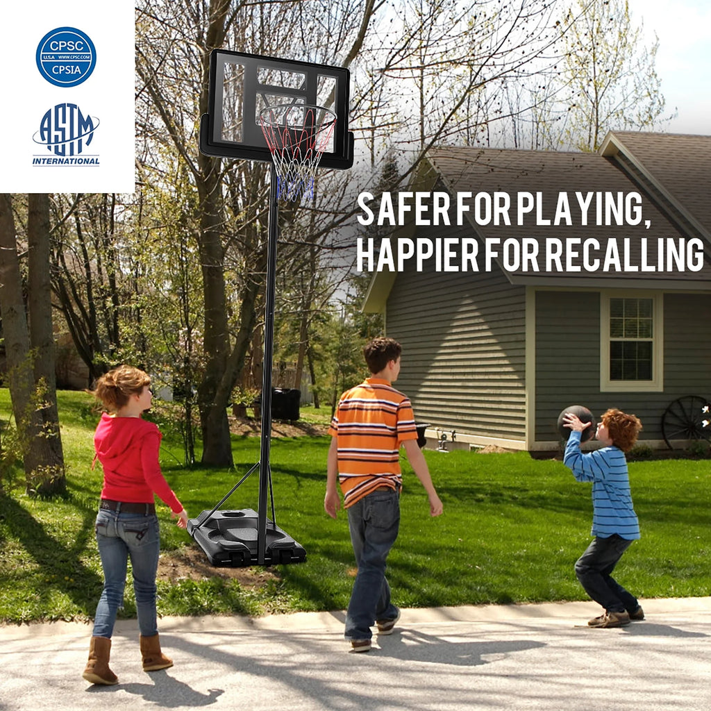 Height Adjustable Portable Basketball Hoop System C129