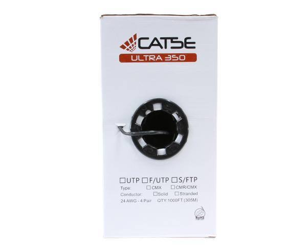 Cat5e Unshielded Bulk Ethernet Cable, CMX, Outdoor, UTP, 24 AWG, 1000ft M254