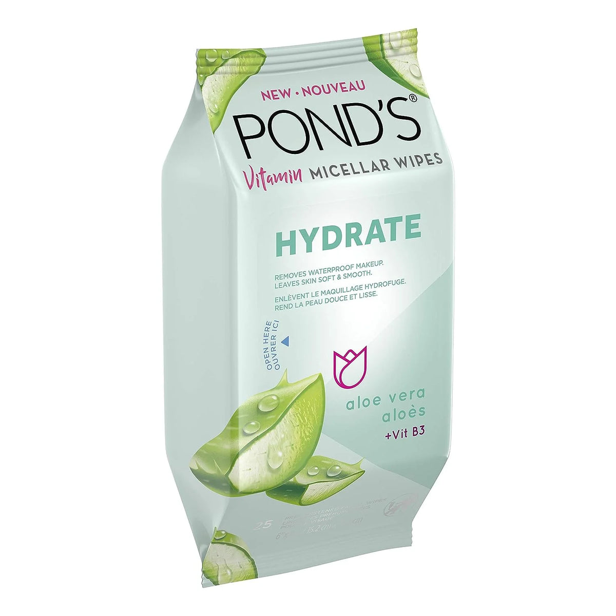 Aloe Vera Micellar Wipes 25 Wipes X713927