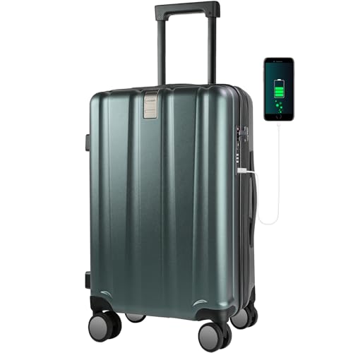 Hardside Expandable Carry On Luggage with Spinner Wheels Z3086