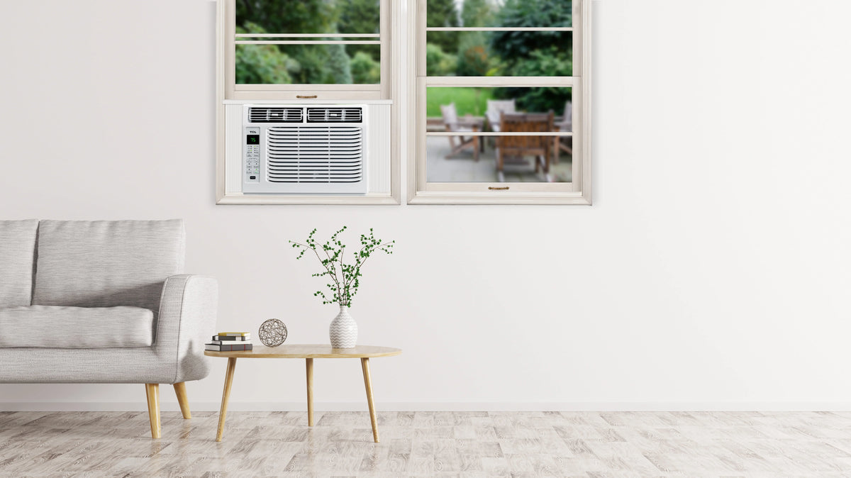 5,000 BTU White Window Air Conditioner with Remote R2008