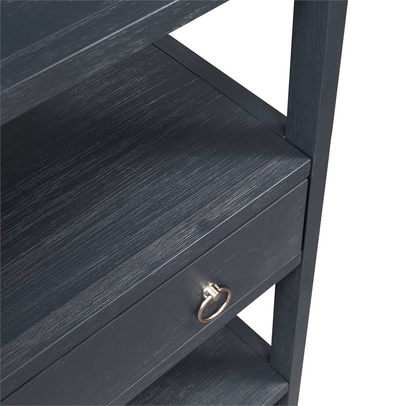Midnight Accent Bookcase T895