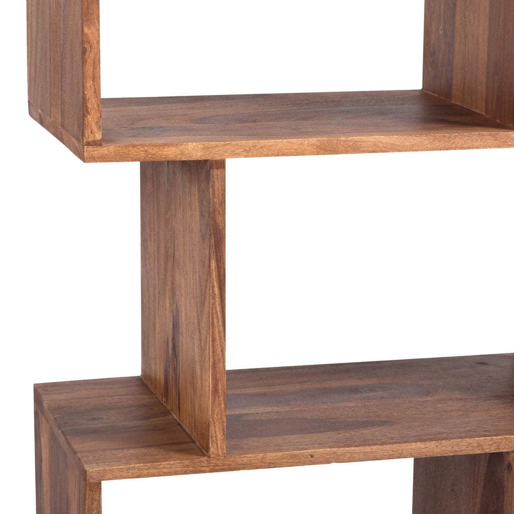 4 Shelf Stacked Wood Bookcase Z493019