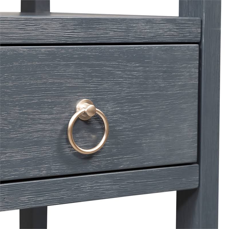 Midnight Accent Bookcase T895