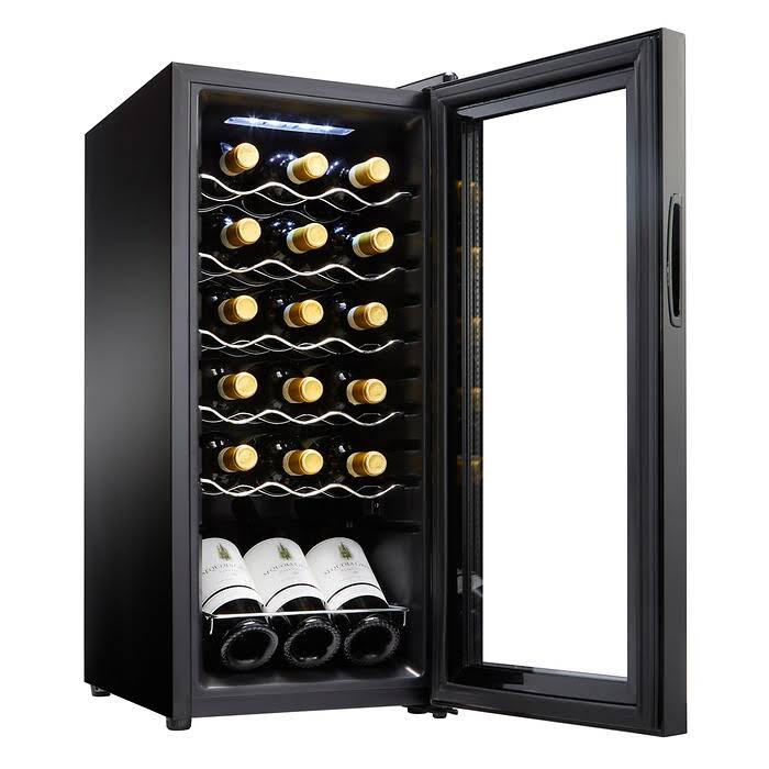 18 Bottle Single Zone Compressor Wine Cooler E7239