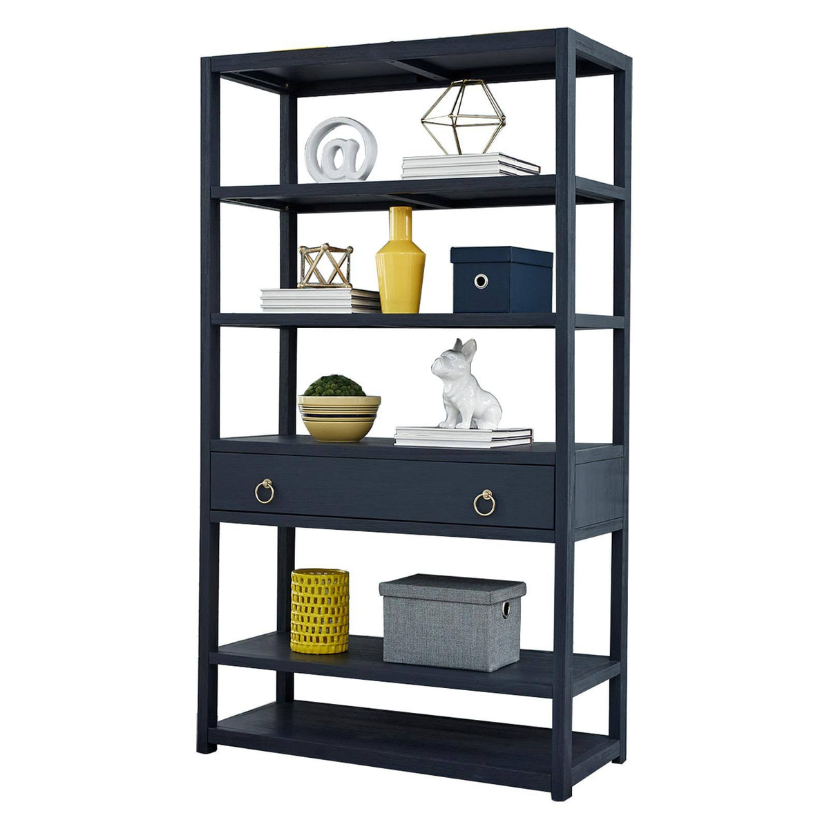Midnight Accent Bookcase T895