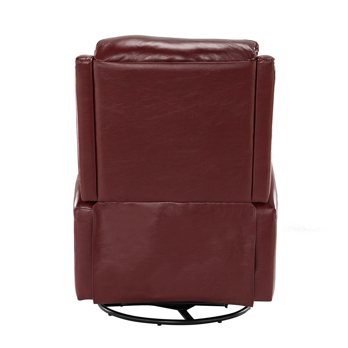 Modern Genuine Leather Wingback Swivel Rocker Recliner Set of 2 I22247