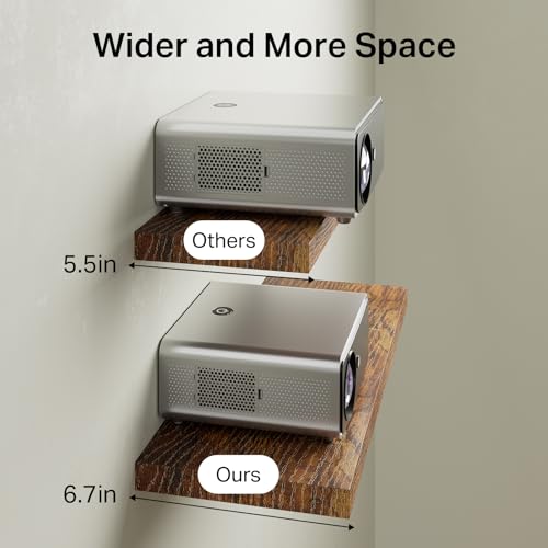 Black Set of 3 16in Floating Wall Shelves B265